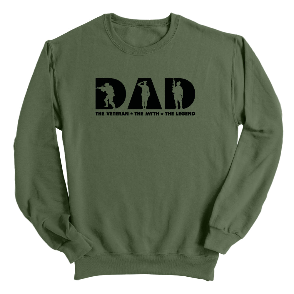 Shield Republic Dad The Veteran The Myth The Legend (Front)