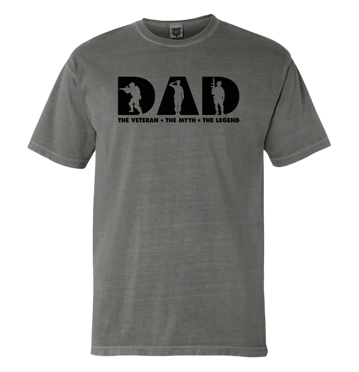 Shield Republic Dad The Veteran The Myth The Legend (Front)