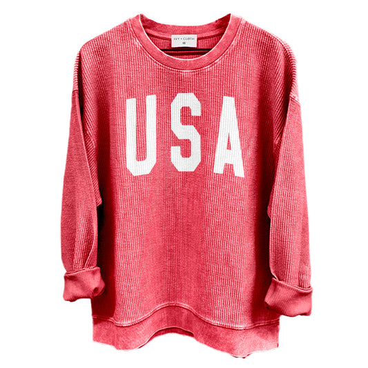 Shield Republic USA Collegiate Solid White (Front)