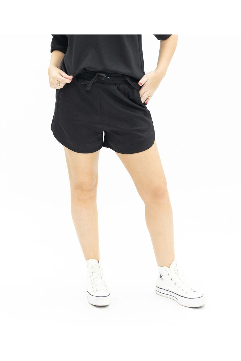 Grace & Emma Butter Soft Shorts, Black