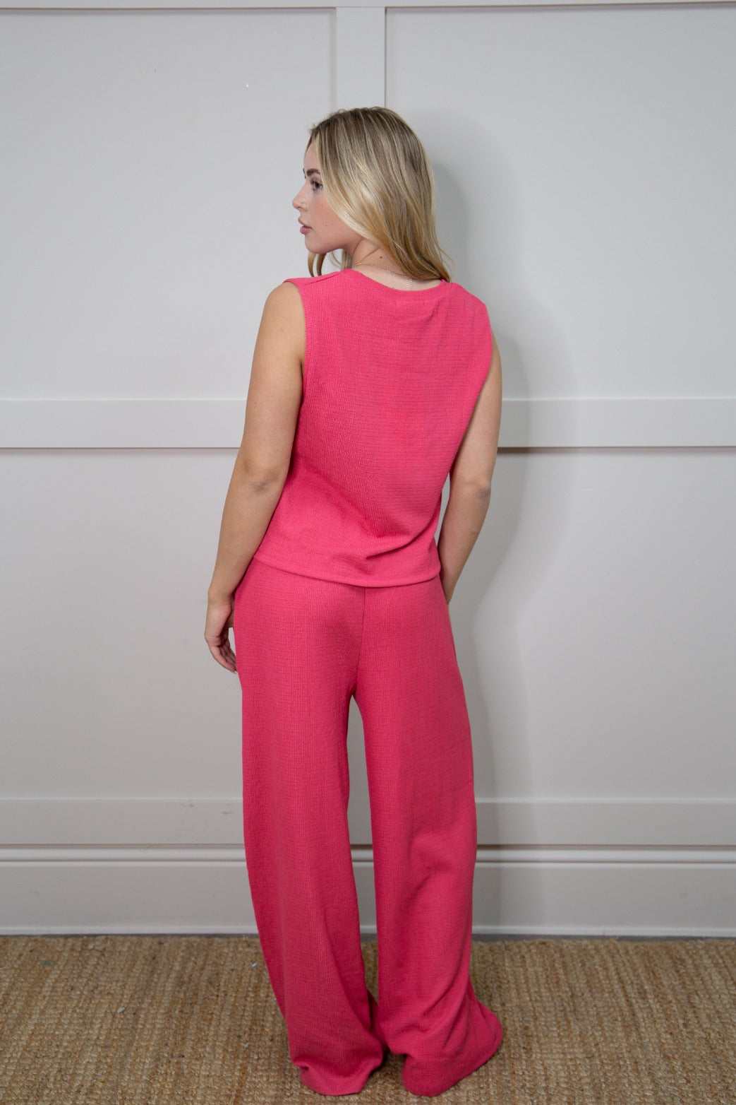 Grace & Emma The Earhart Pants, Fuchsia