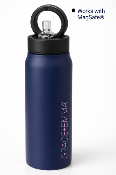Grace & Emma MagSafe Tripod Water Bottle, Blue