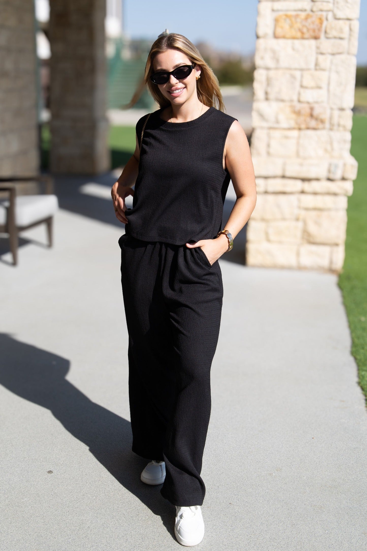 Grace & Emma The Earhart Pants, Black