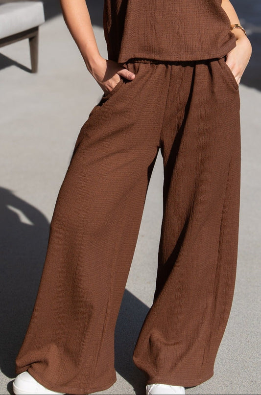 Grace & Emma The Earhart Pants, Chocolate