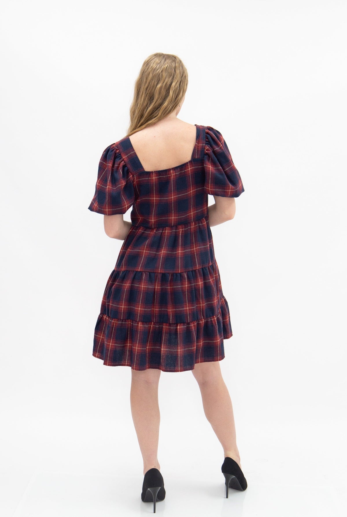 Grace and Emma Dolly Doll Plaid Dress