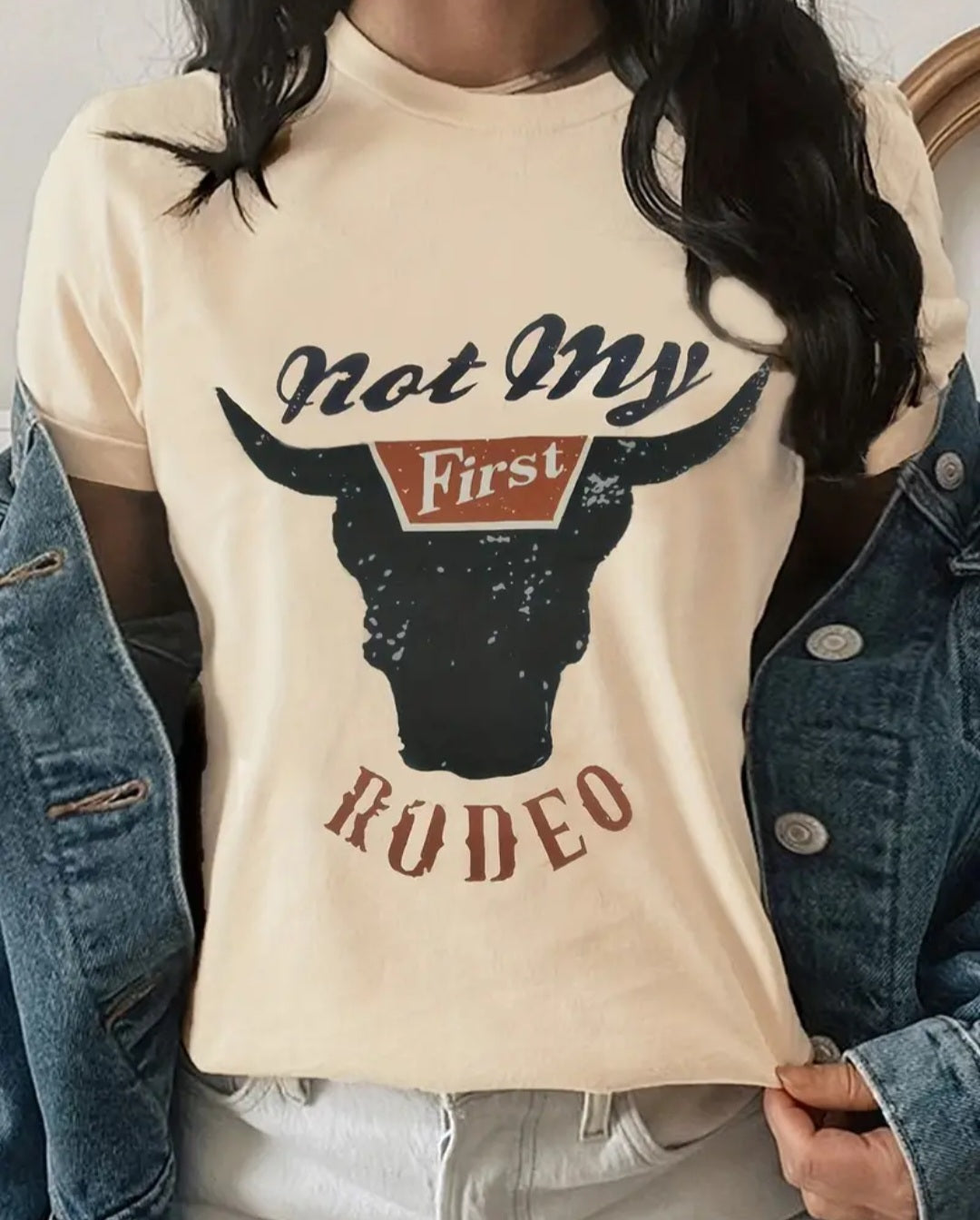 Vintage Cowgirl Not My First Rodeo T-Shirt