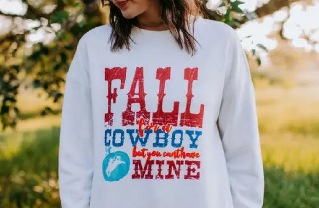 Fall for a Cowboy Reversible Sweatshirt