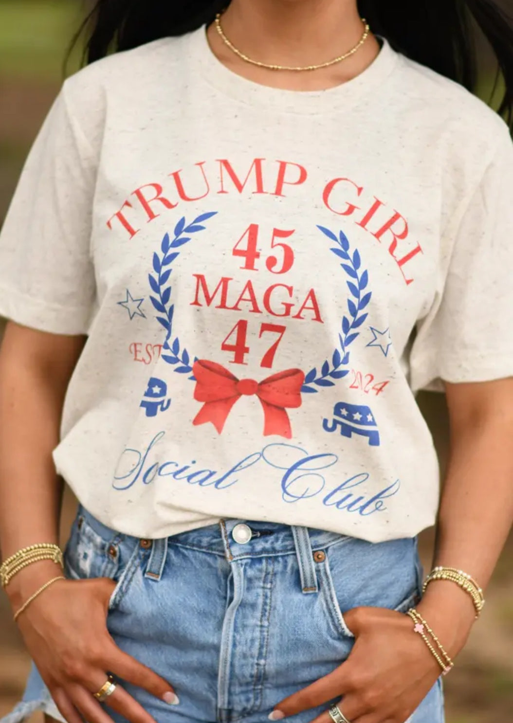 Trump Girl Social Tee