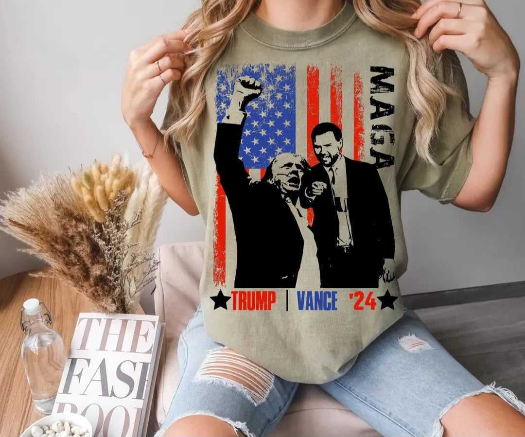 Trump/Vance 2024 Shirt- Comfort Colors