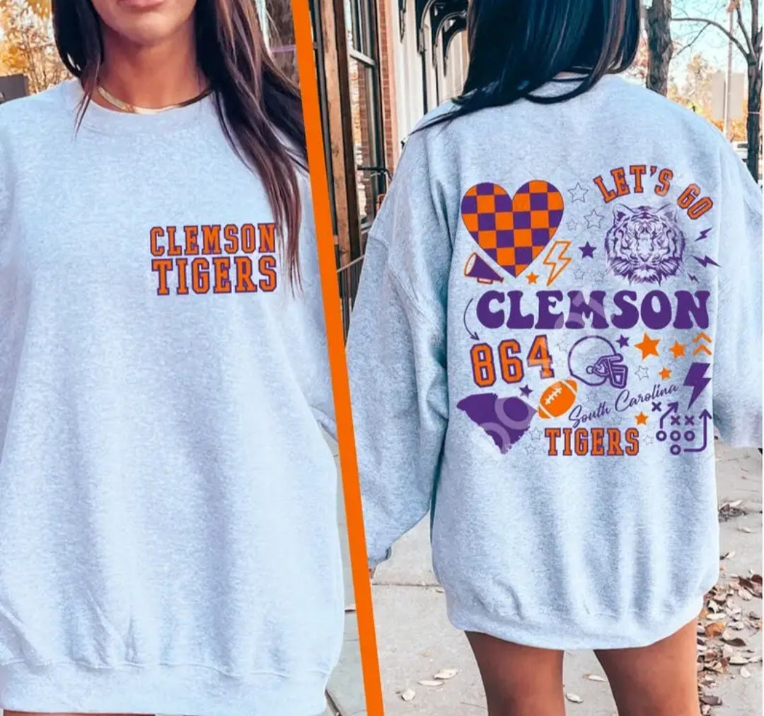 Clemson Tigers Retro Sweatshirt