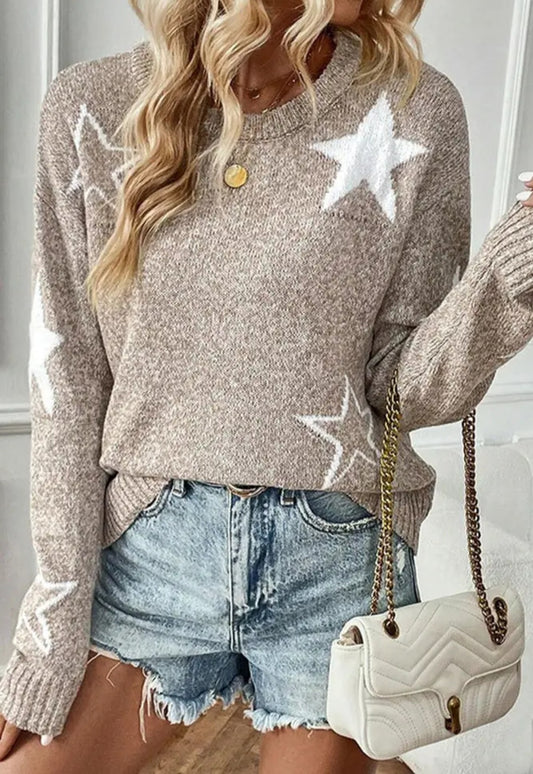 Jacquard Star Sweater