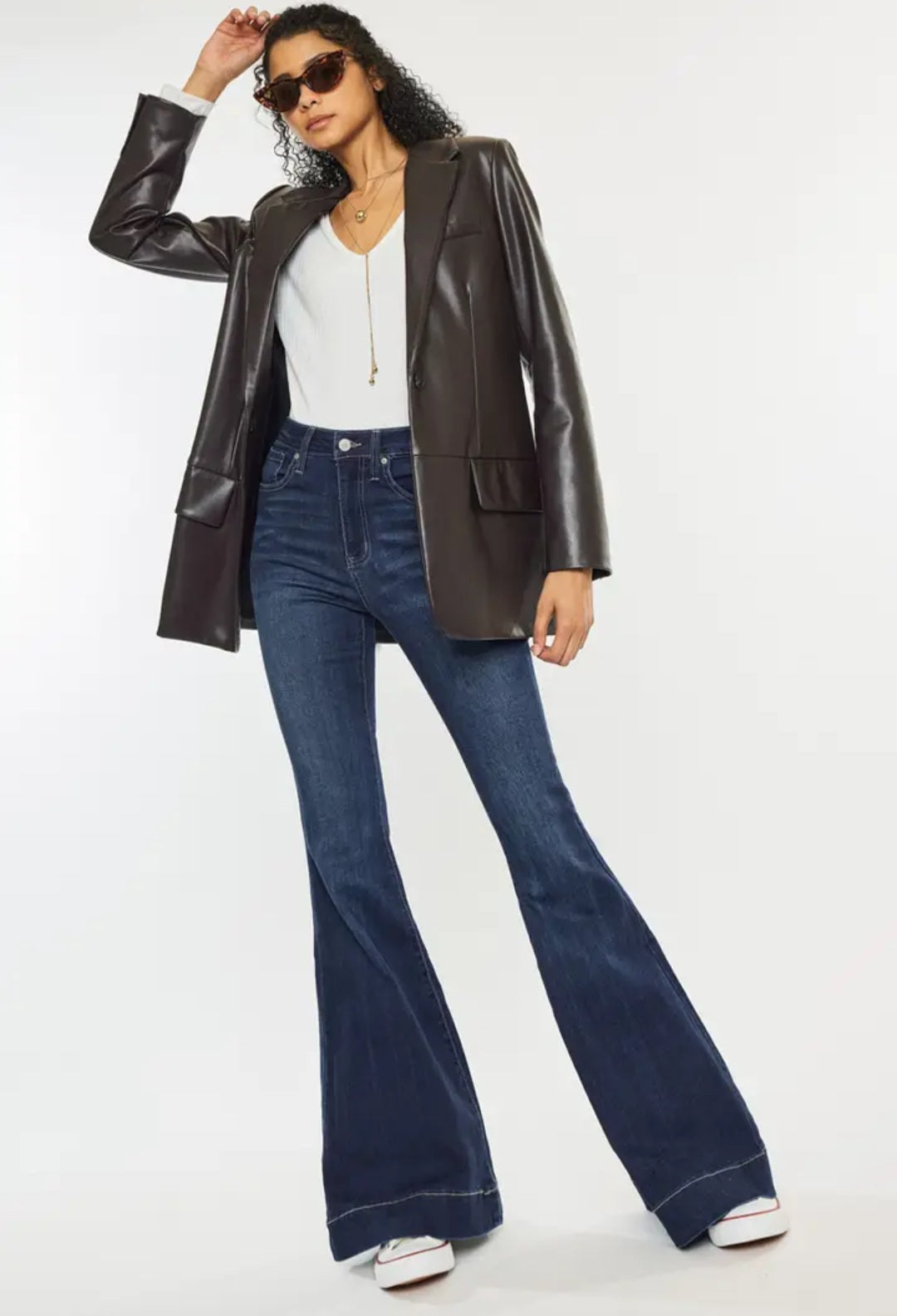 Kan Can High Rise Super Flare jeans