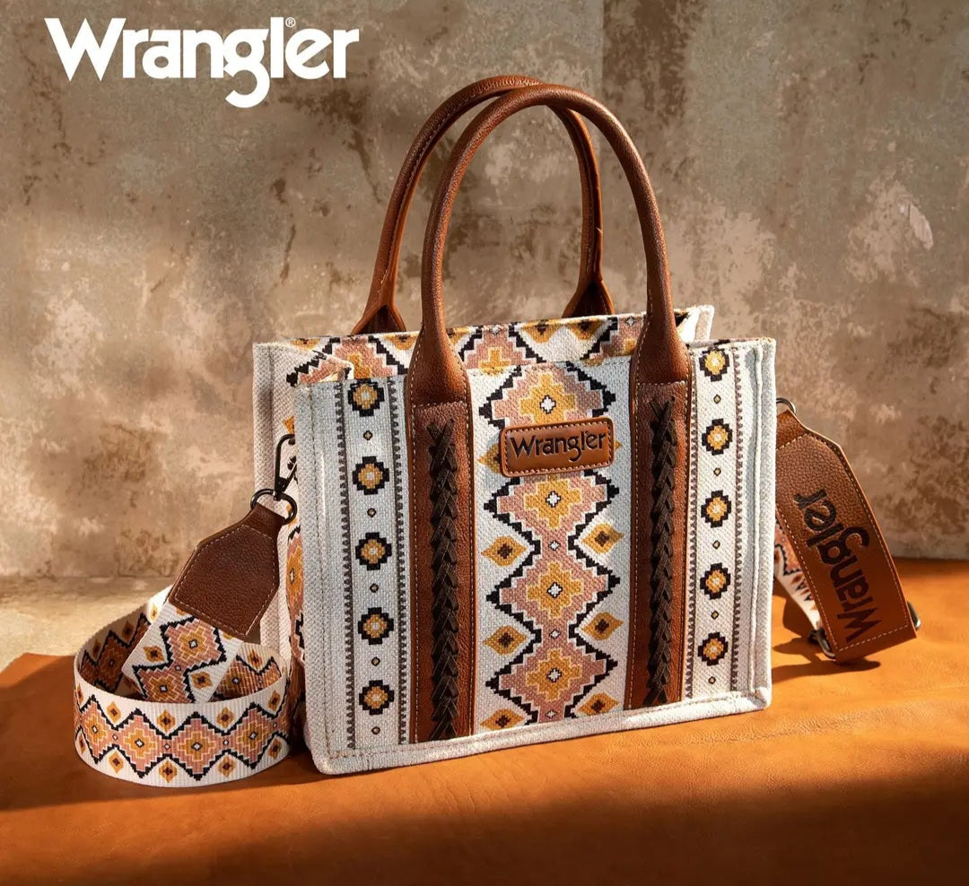 Wrangler Southwestern Print Canvas Pocketbook