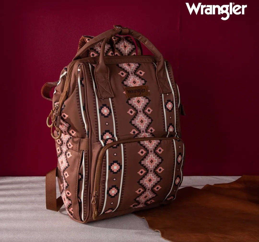 Wrangler Aztec Printed Callie Backpack