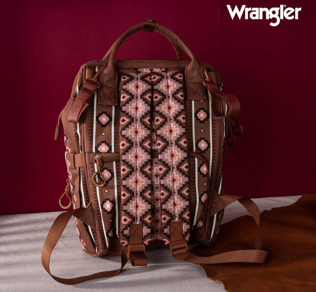 Wrangler Aztec Printed Callie Backpack