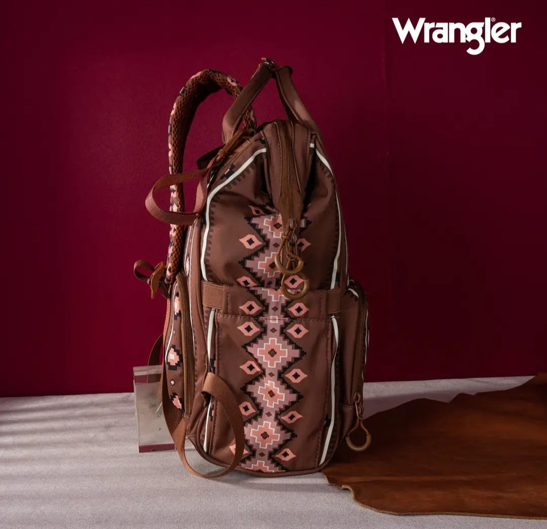 Wrangler Aztec Printed Callie Backpack