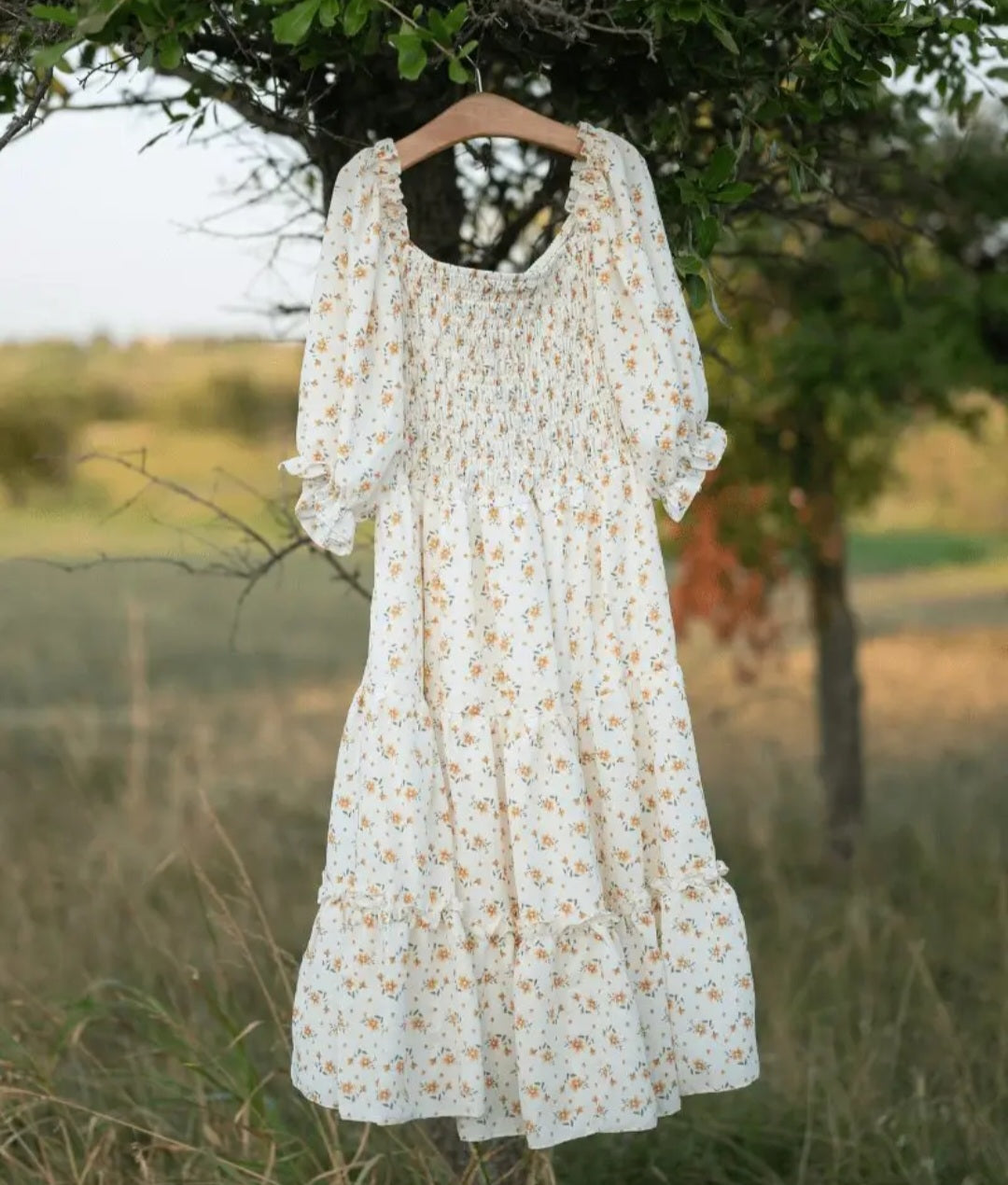 Mommy and Me Katherine Dress- Yellow Floral