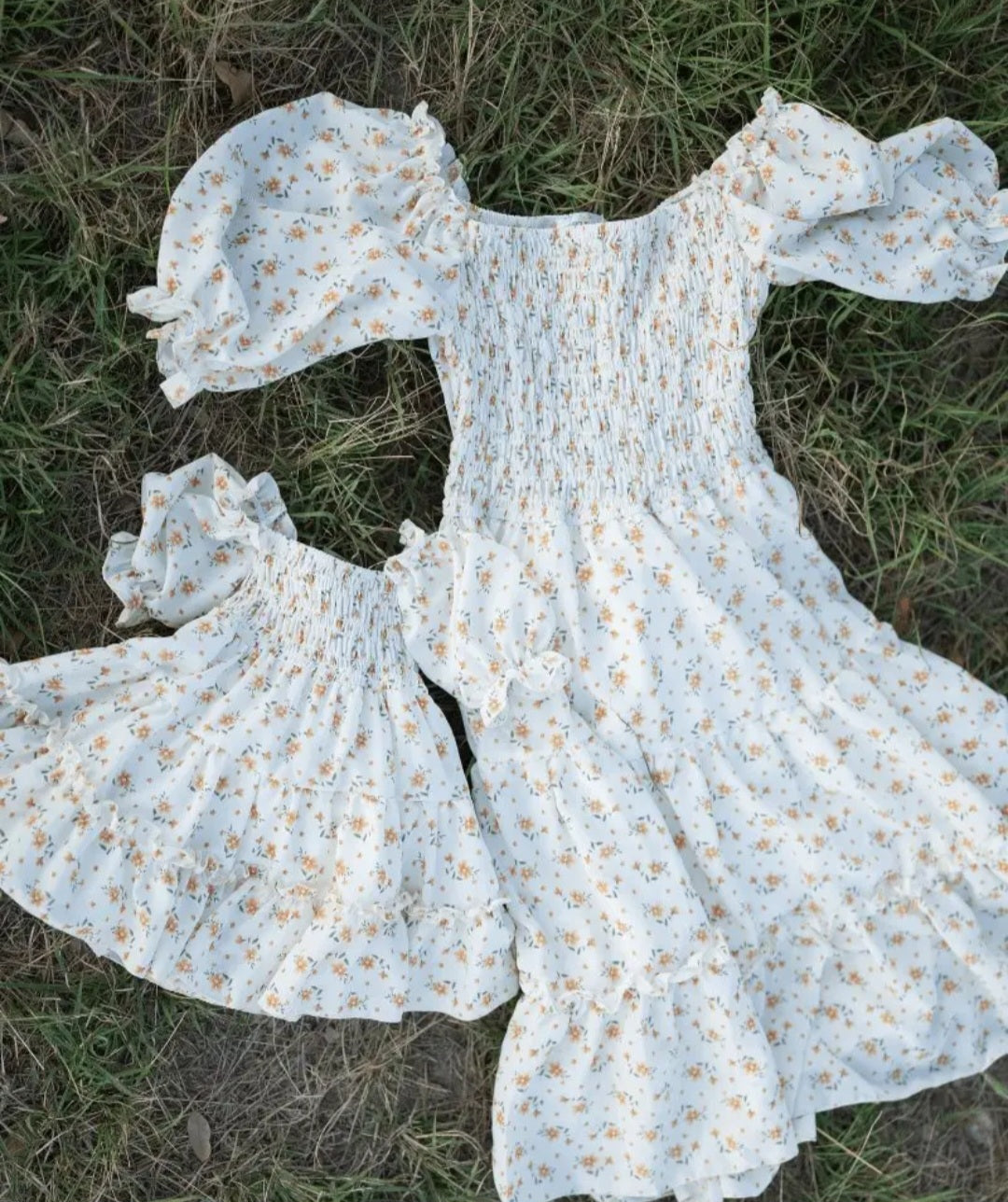 Mommy and Me Katherine Dress- Yellow Floral