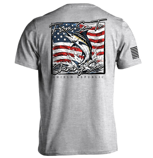 Shield Republic From Sea To Shining Sea Marlin (Back Print)
