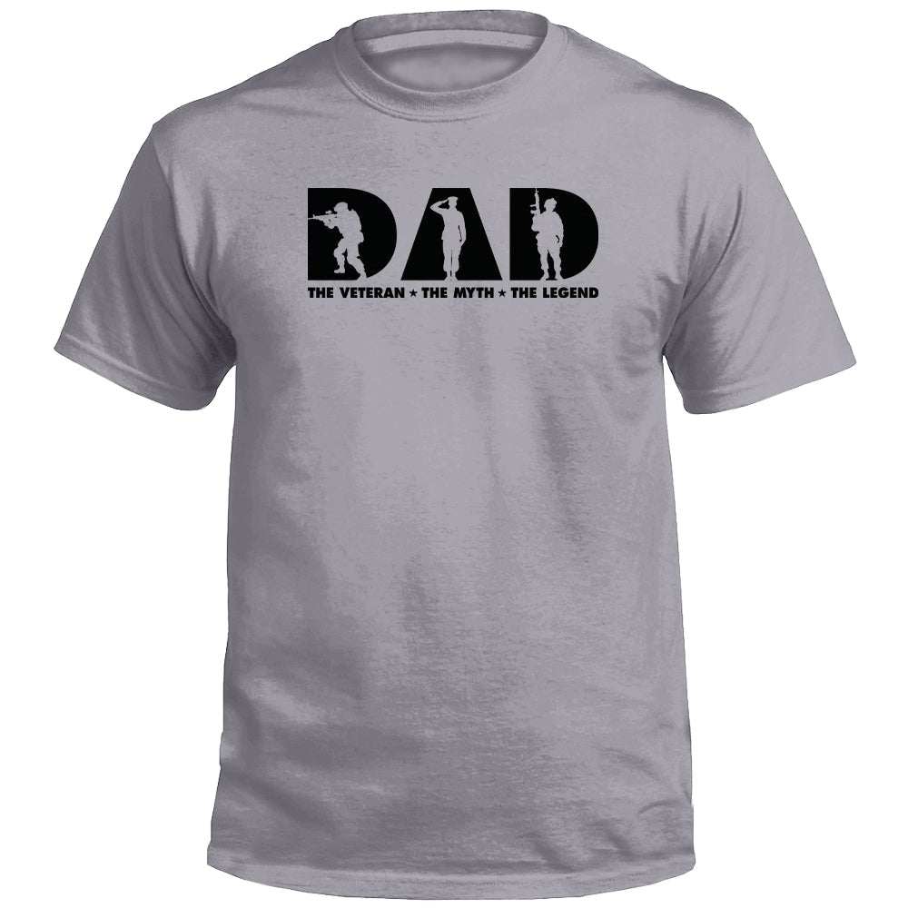 Shield Republic Dad The Veteran The Myth The Legend (Front)