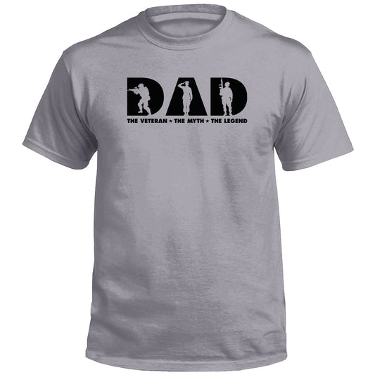 Shield Republic Dad The Veteran The Myth The Legend (Front)
