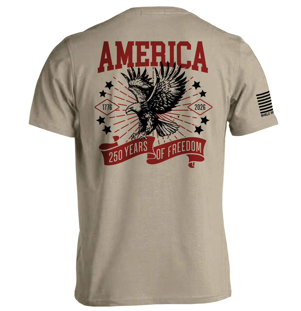 Shield Republic America 250 Years of Freedom