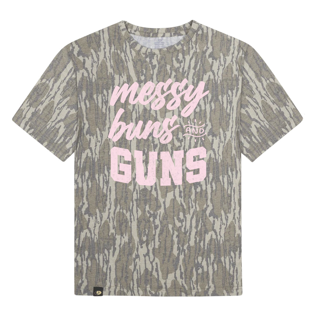 Shield Republic Messy Buns and Guns (Front Print)