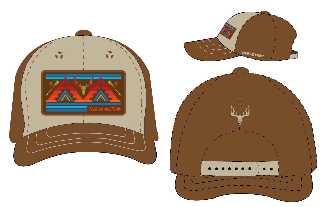 Whitetail Co. Western Buck Trucker Tan 2025