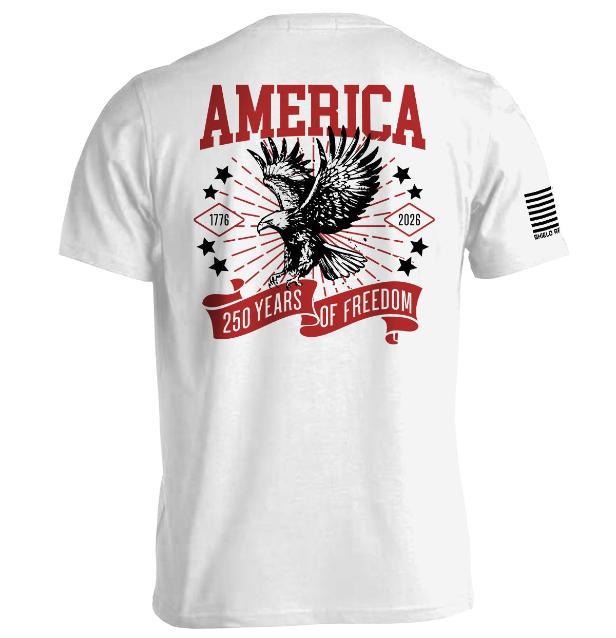 Shield Republic America 250 Years of Freedom