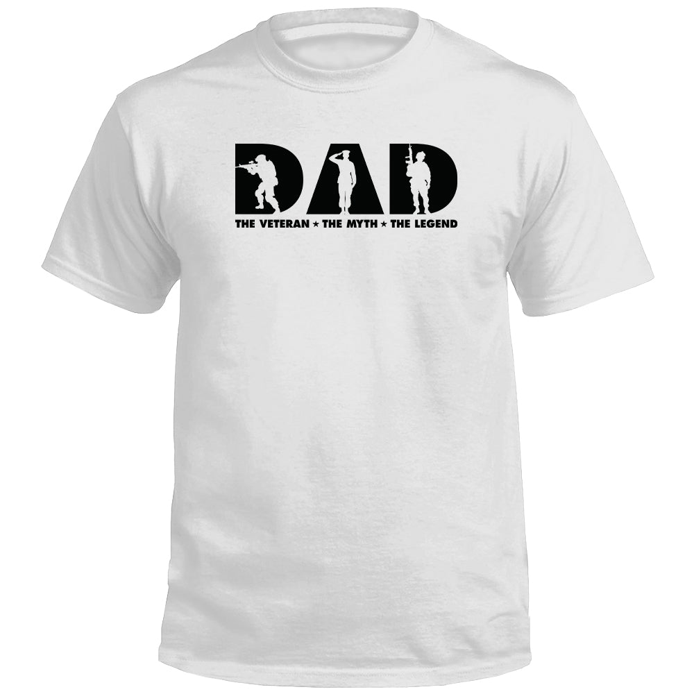 Shield Republic Dad The Veteran The Myth The Legend (Front)