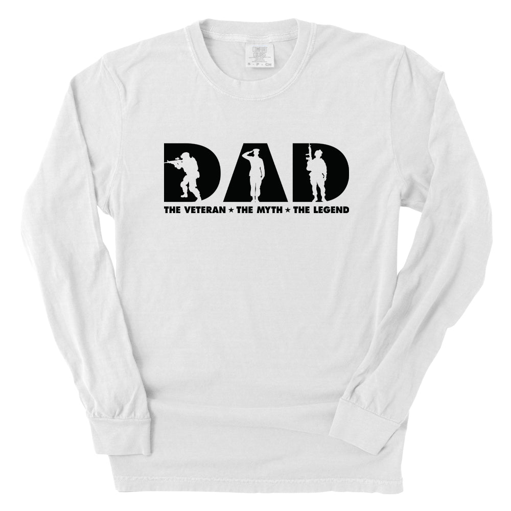 Shield Republic Dad The Veteran The Myth The Legend (Front)