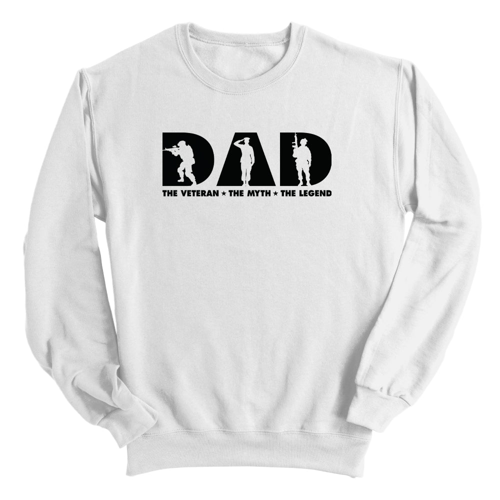 Shield Republic Dad The Veteran The Myth The Legend (Front)