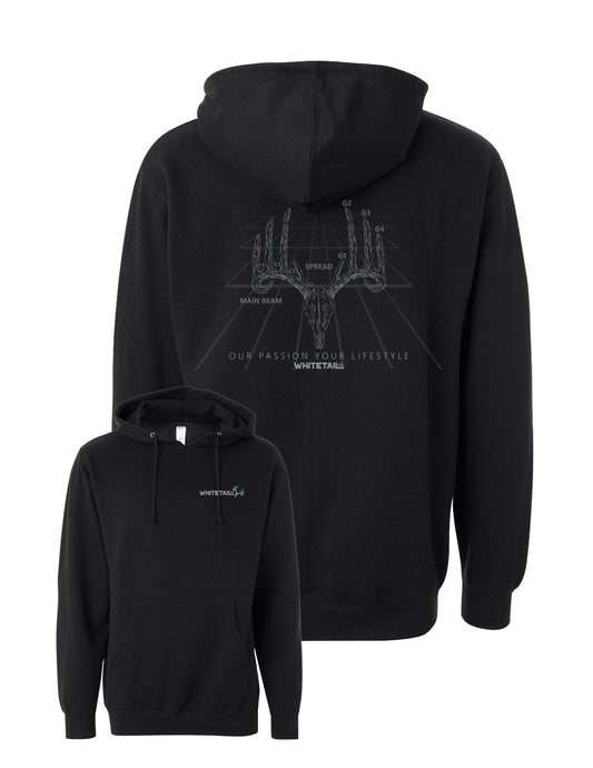 Whitetail Co.  Earned Inches Hoodie
