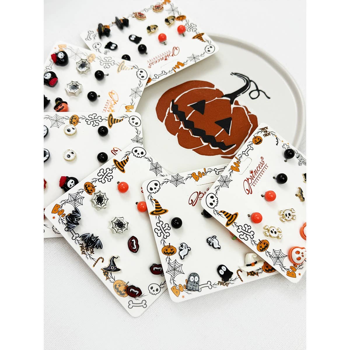 Cute Halloween Theme Earring Set