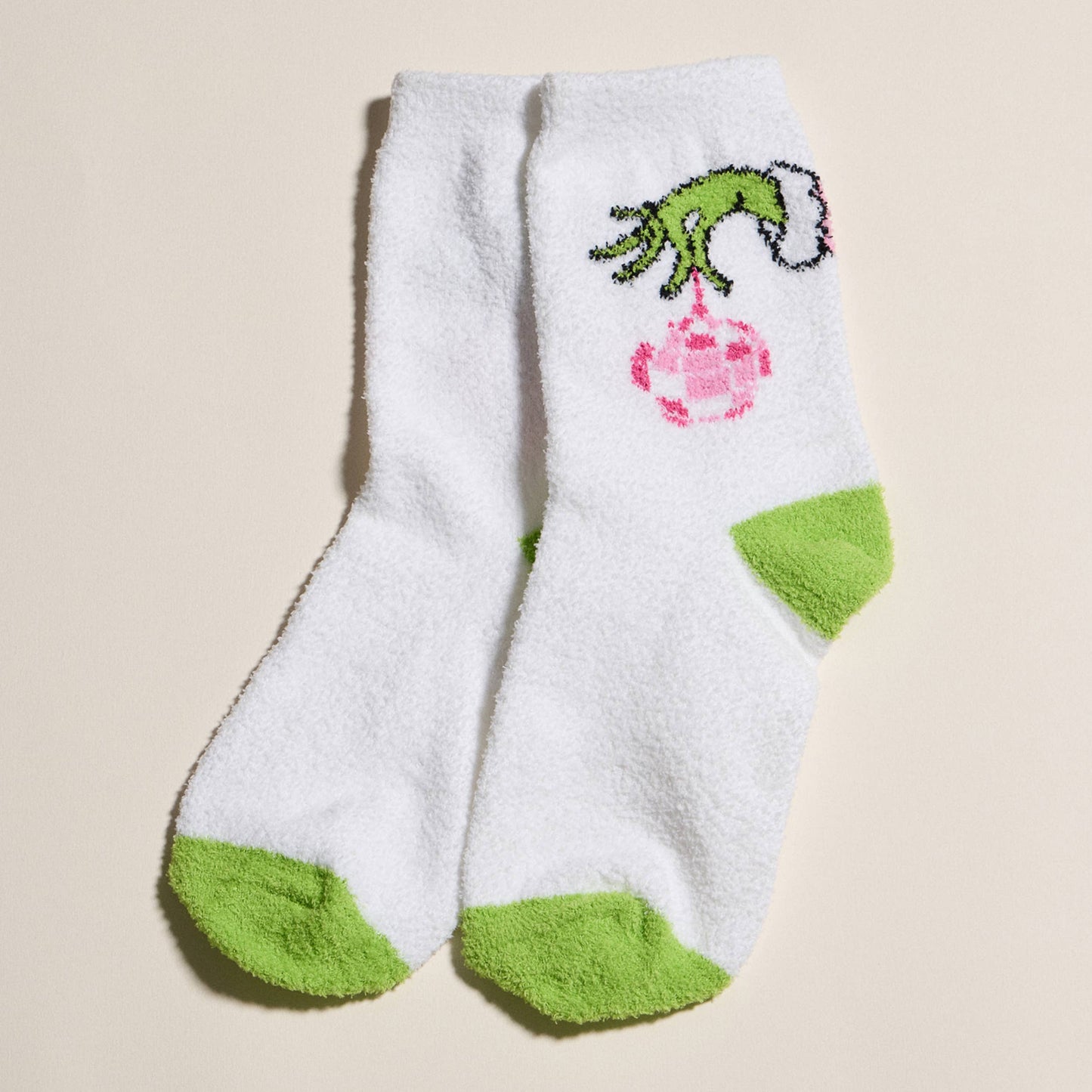 Christmas Theme Printing Winter Fuzzy Cozy Socks (4 Pairs)