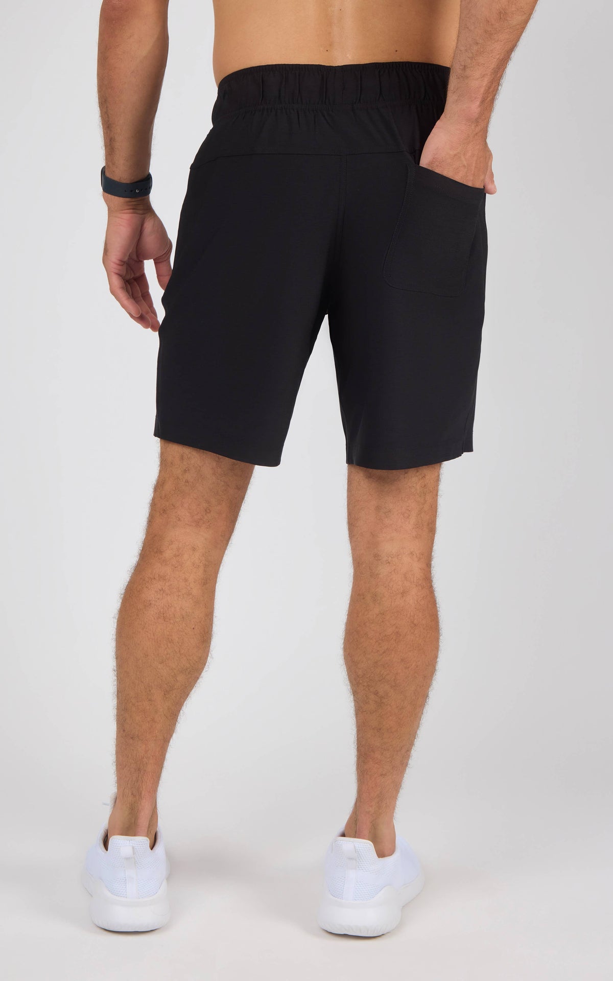 Men's Cationic 8 Inches Shorts with Front Zipper Pockets