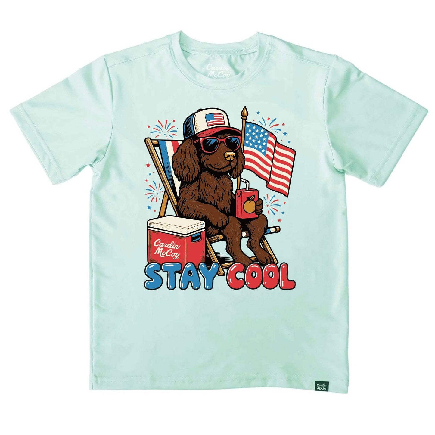 Cardin McCoy Kids' Stay Cool Front Performance Short-Sleeve Tee