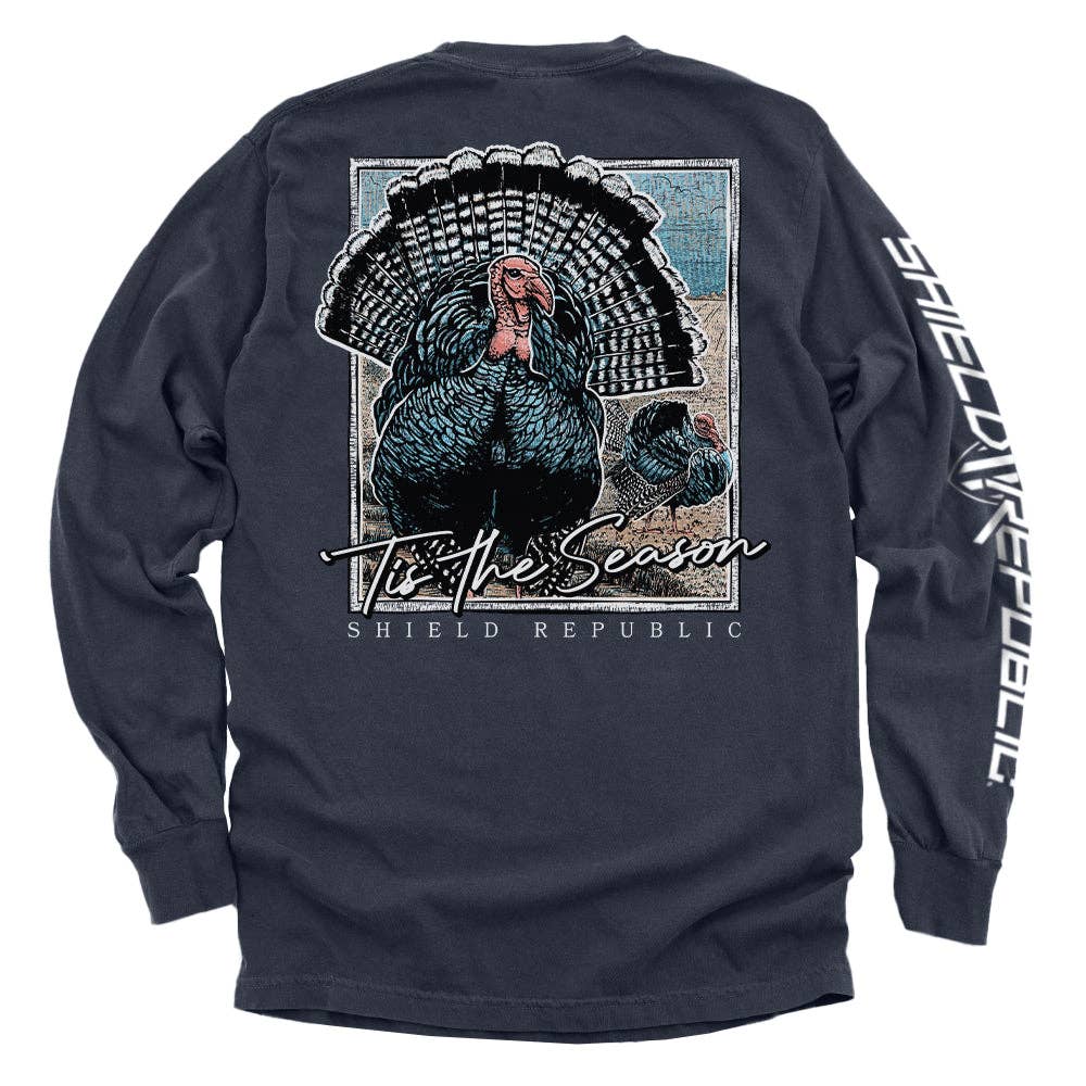 Shield Republic Tis the Season Turkey Long Sleeve Shirt