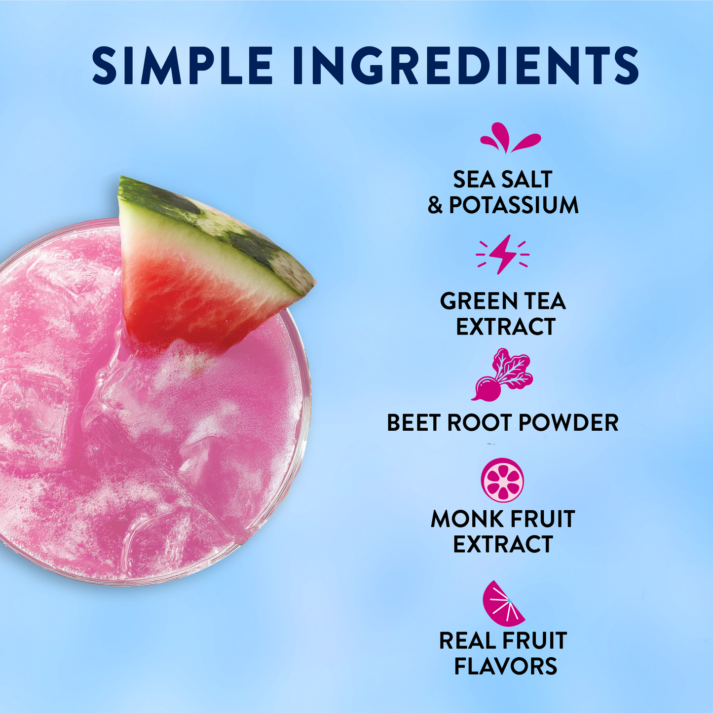 Jordan's Skinny Mixes Refresher Stix 16 ct - Watermelon Lime