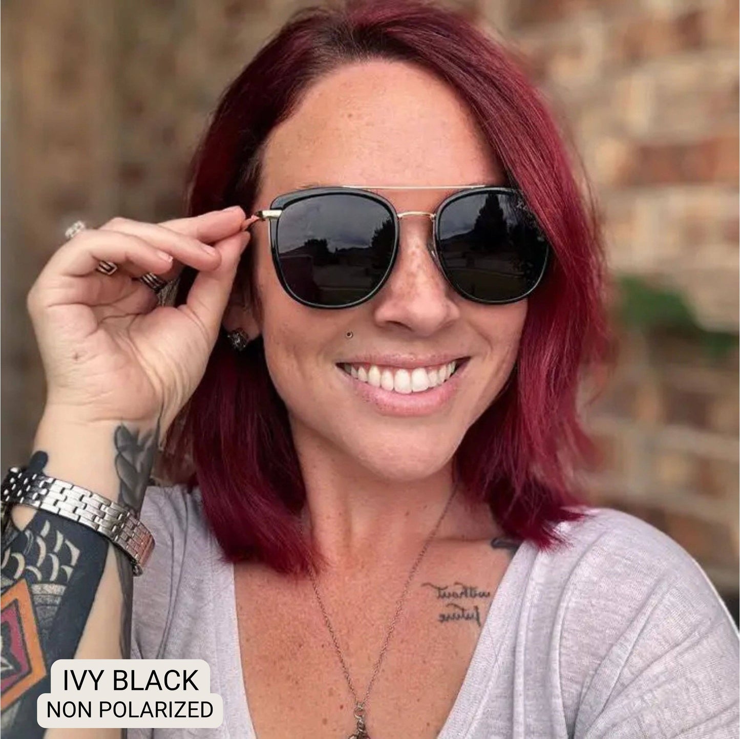 Ivy - Dax Women's Oversized Square Sunglasses