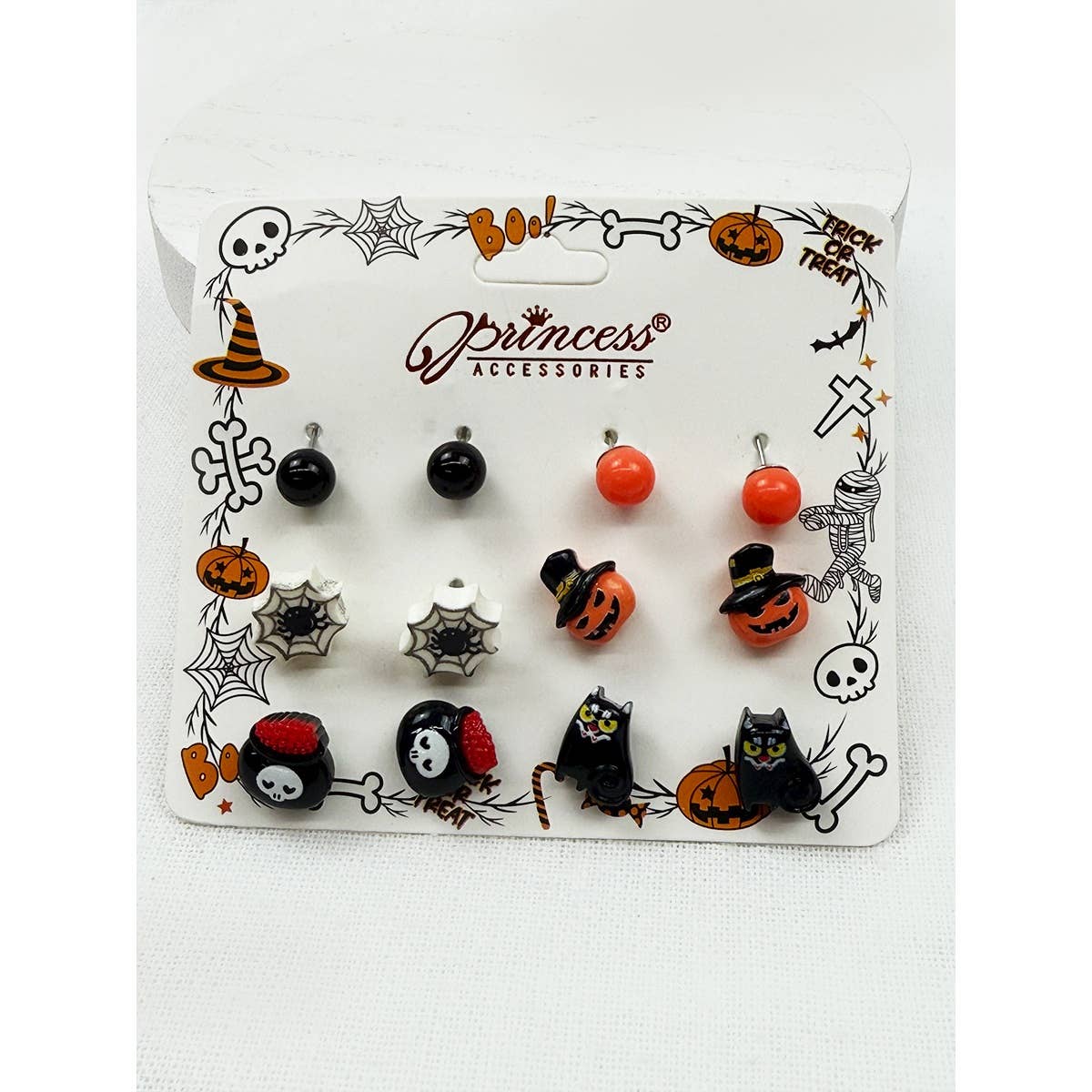 Cute Halloween Theme Earring Set
