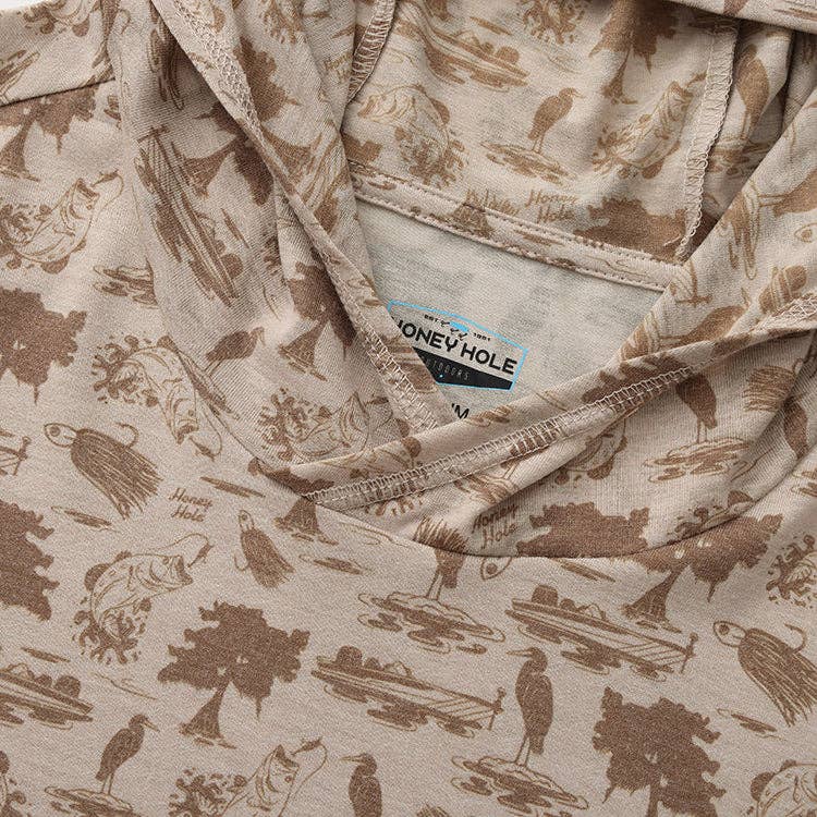 Honey Hole LS Performance Hoodie - Bayou Bait