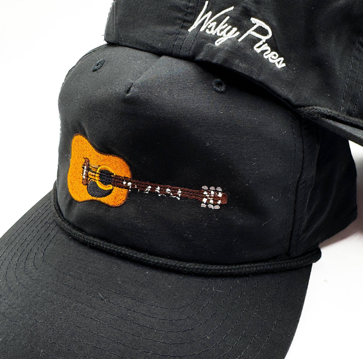 Black "Guitar" Rope Hat