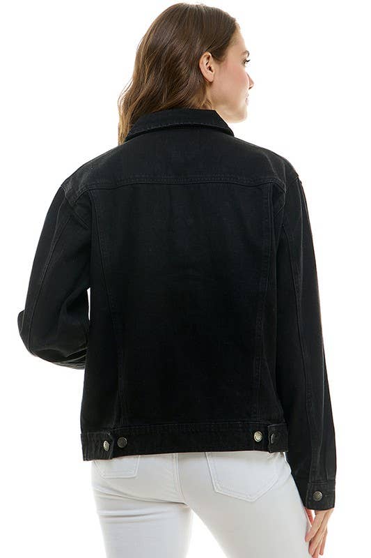 Cotton Casual Denim Boyfriend Jacket