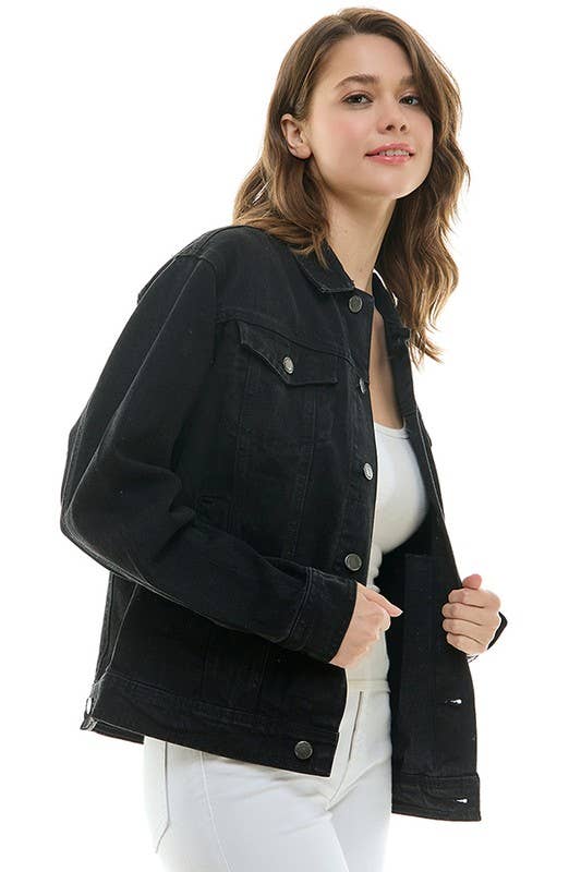Cotton Casual Denim Boyfriend Jacket
