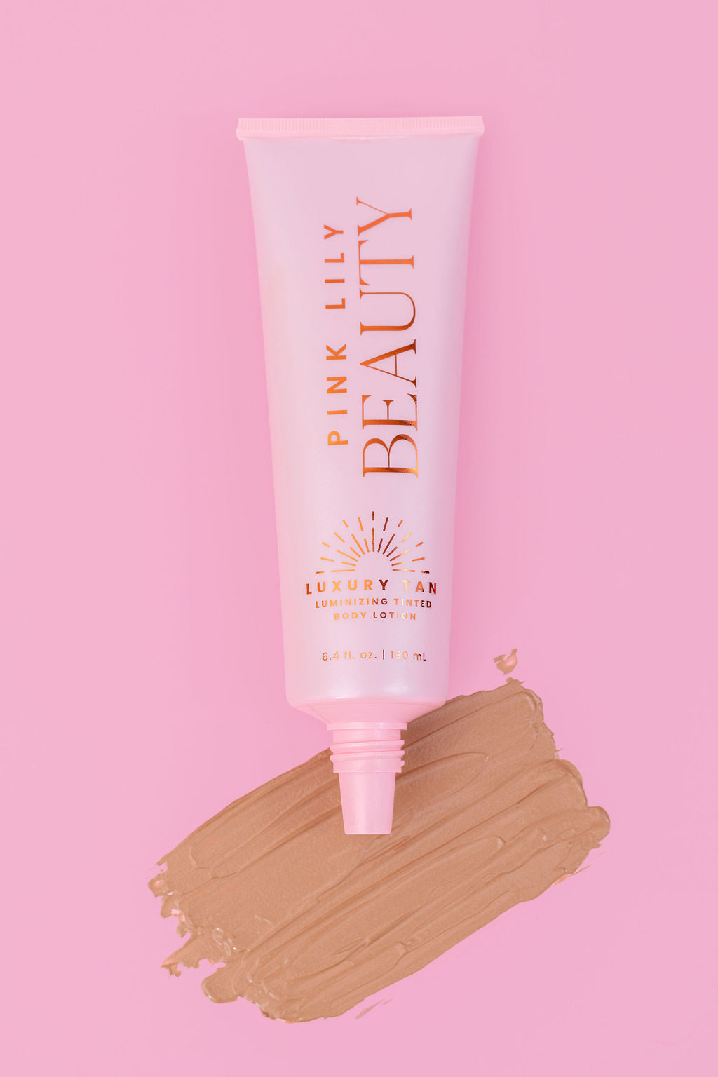 Pink Lily Luxury Tan Luminizing Body Lotion - Beachy Glow (Light) FINAL SALE