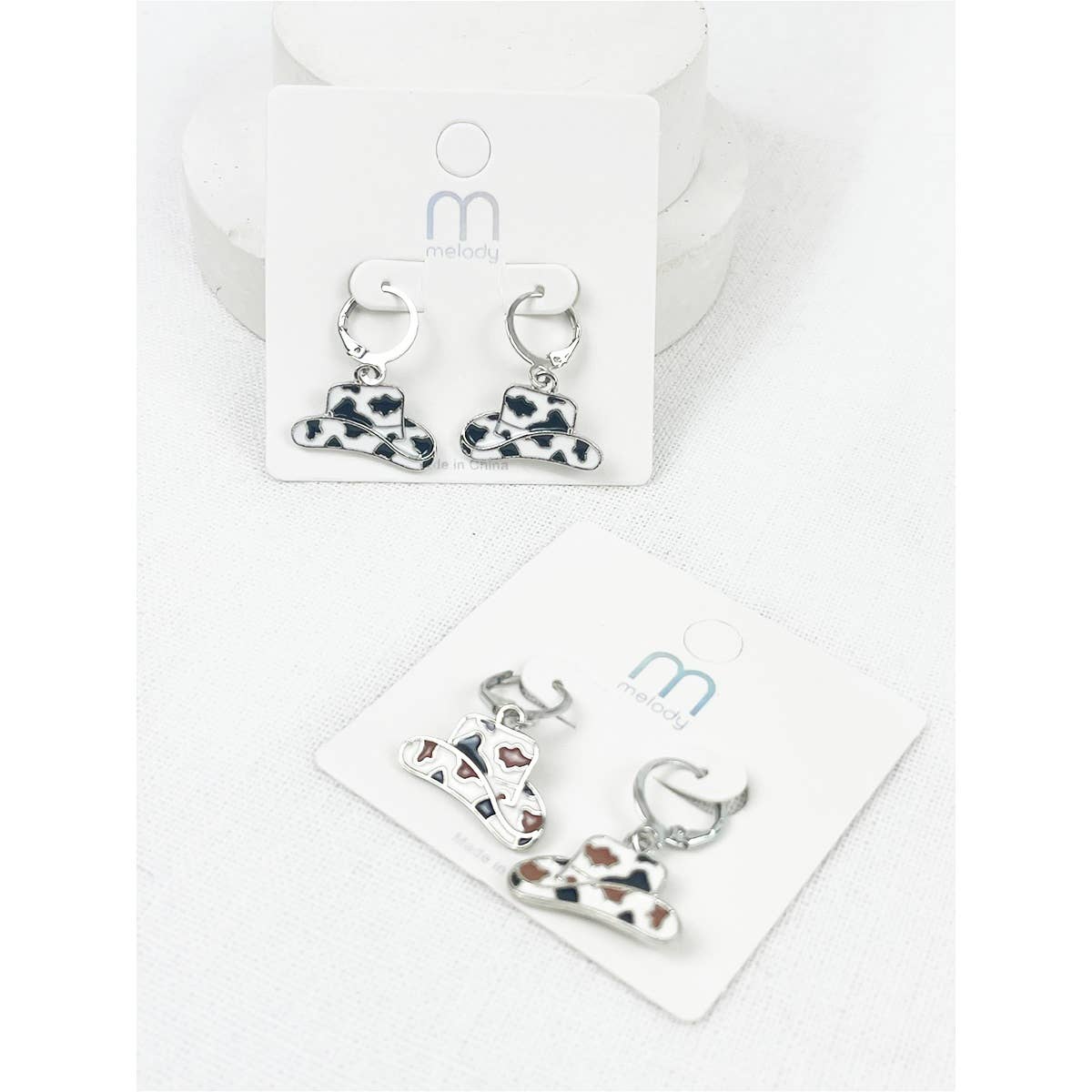 Western Cowgirl Hat Earrings