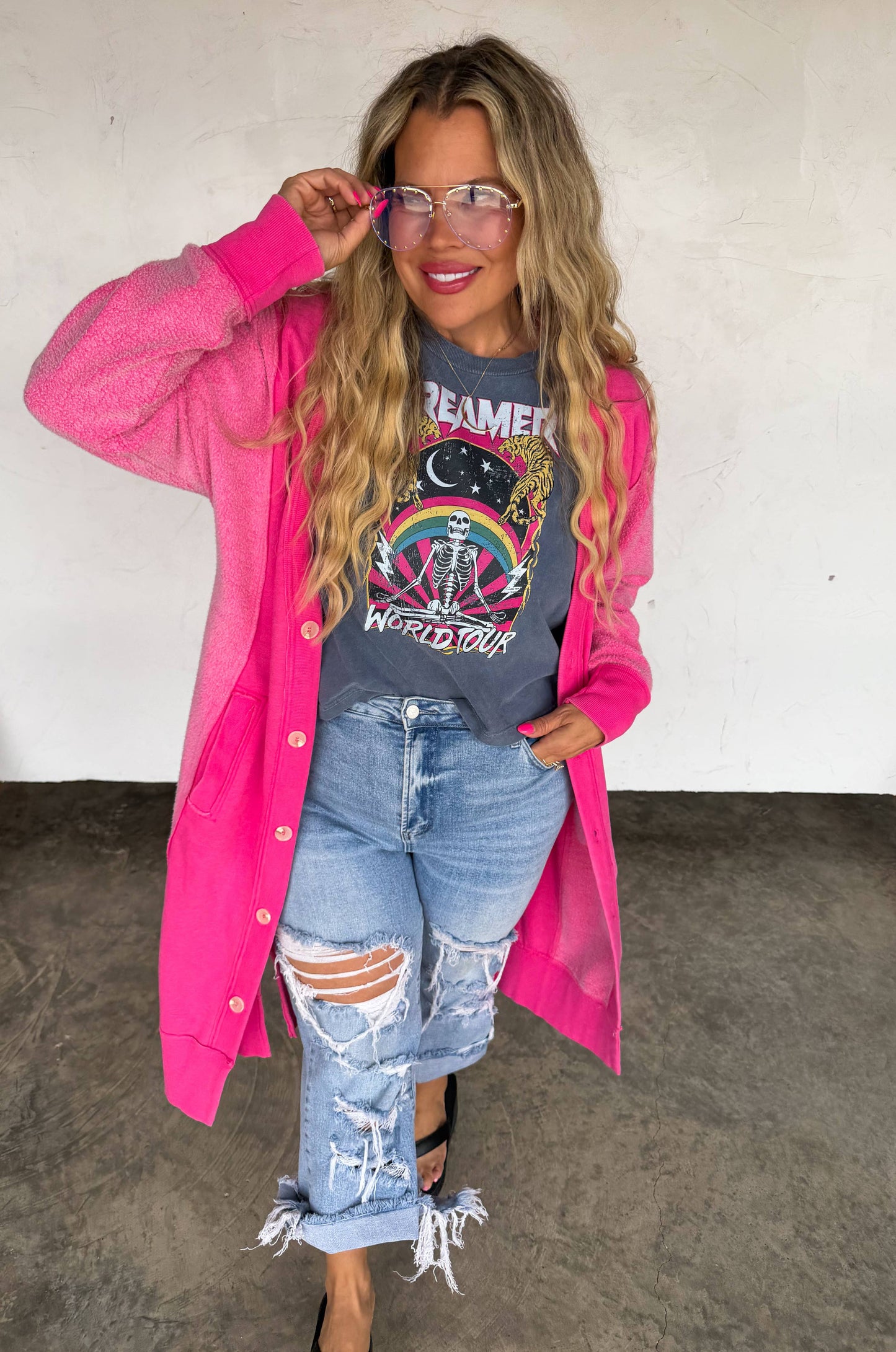 Blakely URBAN DISTRESSED CROP JEAN