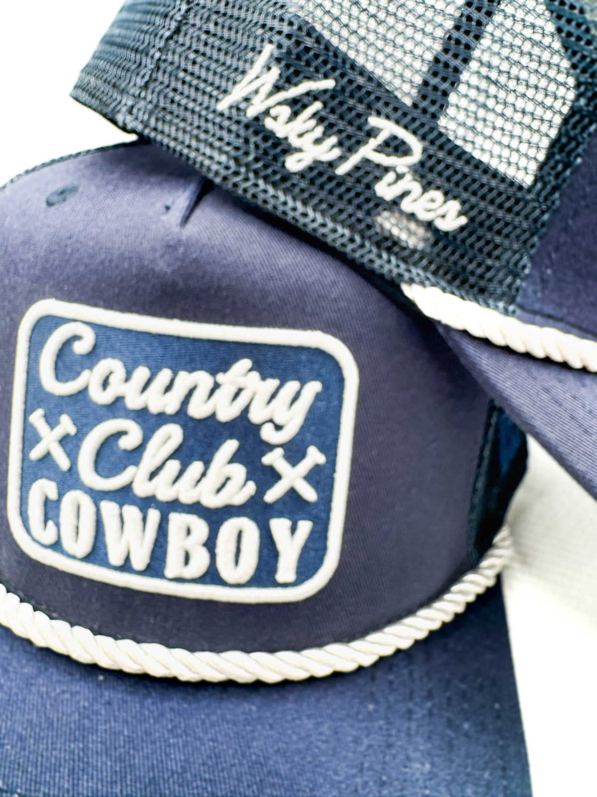 "Country Club Cowboy" Rope Trucker Hat