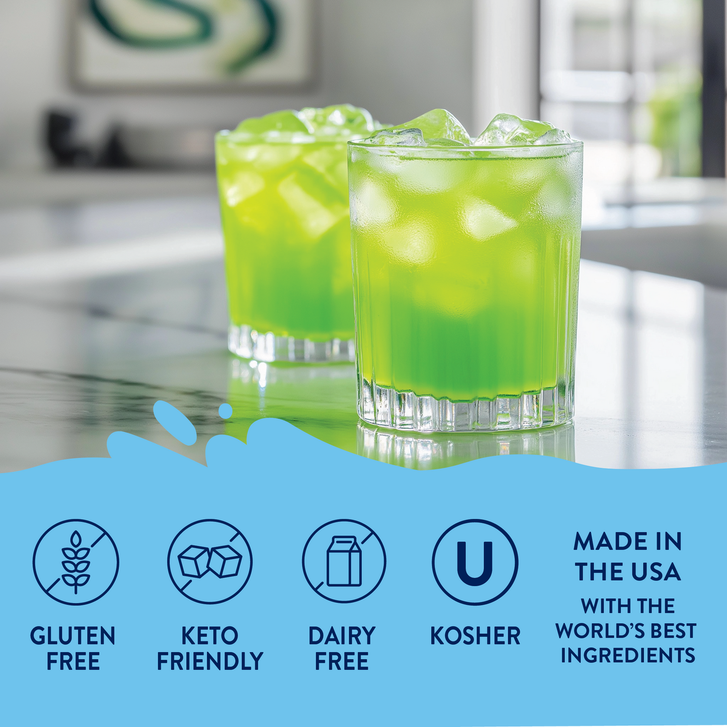 Jordan's Skinny Mixes Sugar Free Dragon™ Syrup - Sour Green Apple Syrup